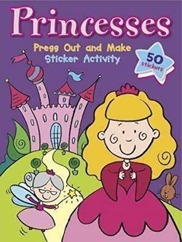 Princess Press Out and Make Sticker Activity