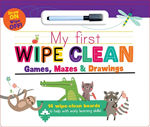 My First Wipe Clean: Games, Mazes & Drawings (My First Wipe Clean Pads)