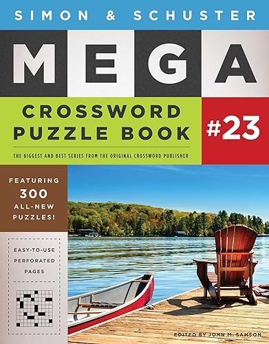 Simon & Schuster Mega Crossword Puzzle Book (Volume 23)