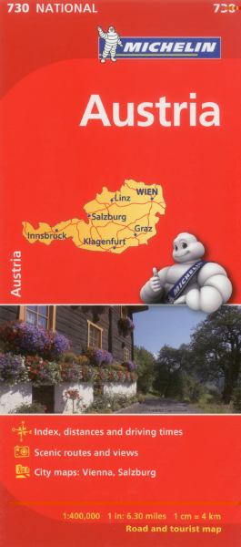 Austria Motoring and Tourist Map (730 National)