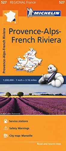 Provence-Alps-French Riviera Road and Tourist Map (527 Regional France)