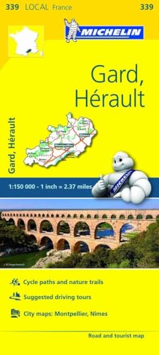 Gard, Hérault Road and Tourist Map (339 Local France)
