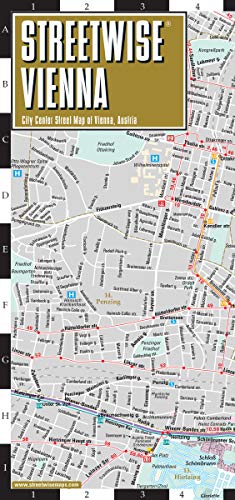 Streetwise Vienna Map: City Center Street Map of Vienna, Austria