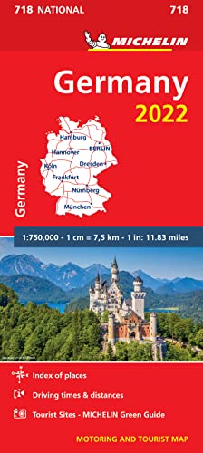 Germany 2022 Motoring and Tourist Map (718 National)
