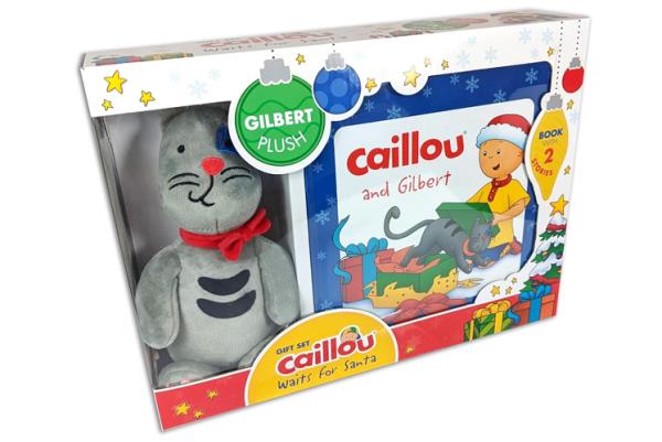 Caillou Waits for Santa Gift Set