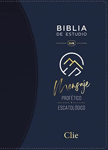 RVR Biblia De Estudio, Del Mensaje Profetico Y Escatalogica (Azul Leathersoft)