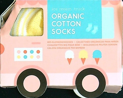 Organic Cotton Socks (Ice Cream Truck)