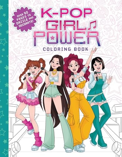 K-Pop Girl Power Coloring Book