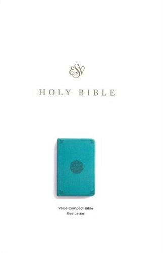 ESV, Value Compact Bible (TruTone, Turquoise, Emblem Design)