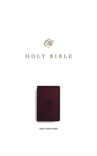 ESV, Value Thinline Bible (TruTone, Brown, Mosaic Cross Design)