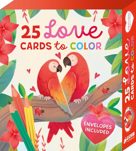 25 Love Cards (Clever Cards to Color)